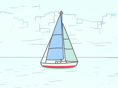Sailboat icon sailboat
