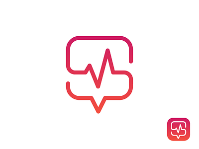 Health Logo and App Icon app app icon fitness graph health heart heart rate icon logo s sport