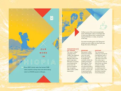 Ethiopia branding coffee ethiopia layout texture