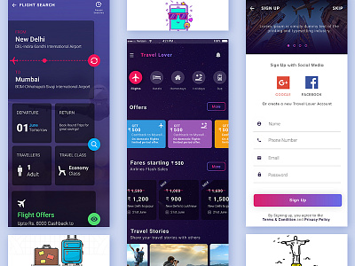 Travel App design mobileapplication travel travelui