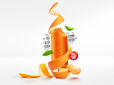 Creme Mel cream fantasy ice orange party tangerine