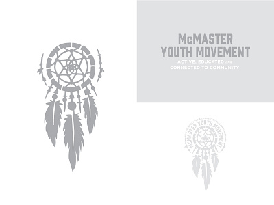 McMaster Youth Movement Logo dreamcatcher feather