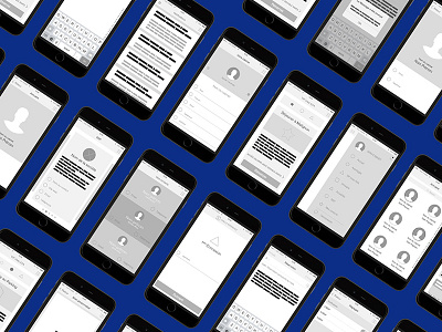 Wireframe exloration app ios ux wireframe