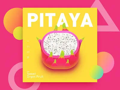 Dragon Fruit 2d dragon fruit icon pitaya ps
