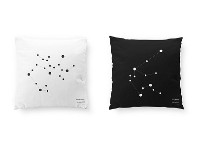 The Constellation Series astrology astronomy cushion design minimal poster solehab tee tshirt