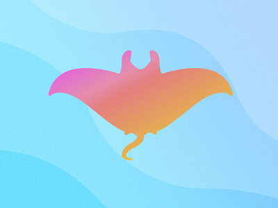 Gillustrations - Manta Ray fish gillustration gillustrations gradient illustration manta ocean profile ray sea silhouette