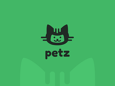 Petz.ru - astronaut cat astronaut banding cat character cosmos green identity kitten logo space