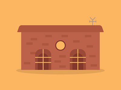 My little city (pt.2) 2d building flat design illustration illustrator vector
