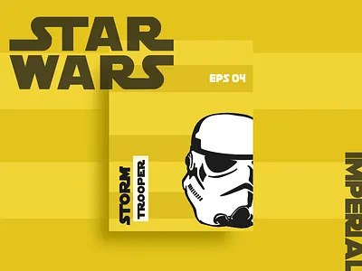 Poster Stromtrooper - Star Wars poster starwars stromtrooper superhero yellow