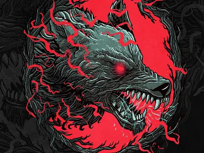 Wolf Untamed angry animal untamed wild wolf