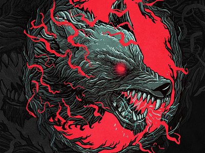 Wolf Untamed angry animal untamed wild wolf