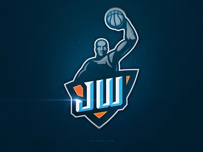 JW Basketball basketball logo slamdunk sport logo tournament