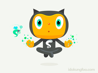 Sprocket Tokyo character colour design dribbble fantasy guru illustration logo magic mascot tech vector