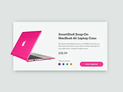 Dribble Daily UI 075 Pre Order dailyui graphic design responsive web design sketch uiux user experience user interface vector web web design zeplin