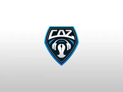 CAZ eSports - Logo Design caz design esports gaming headset logo mouse shield sports