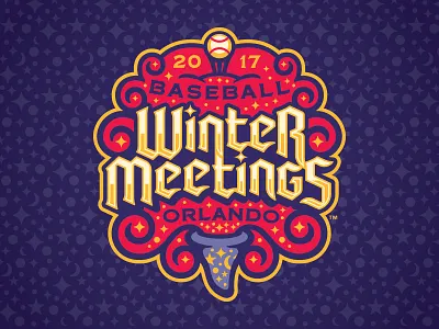 2017 Baseball Winter Meetings Primary Mark baseball branding magic milb minor league baseball sports