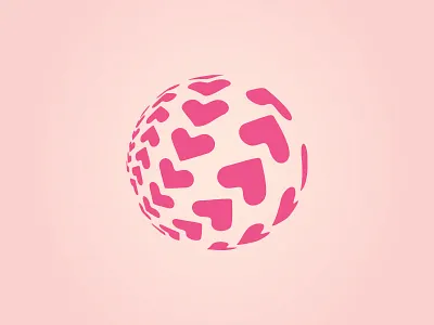 Pre-made LOGO for sale - Globe 04 (Heart) beauty china heart hong kong logo logos mack chan minimalism pre made romantic spheres