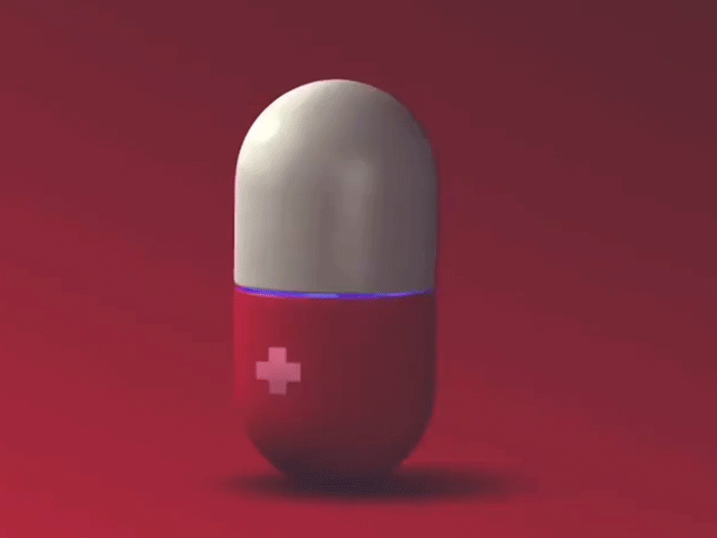 Pilula 3d c4d cinema 4d pill pilula