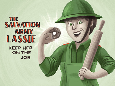 National Donut Day children donut illustration kids salvation army