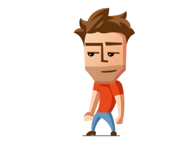 Thumb Up ae ai animation character illustration illustrator motion motiondesign motiongraphic shape