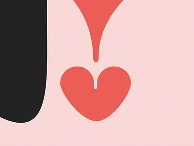 close up <3 close heard illustration up