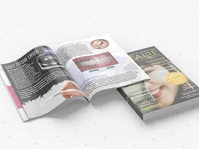 Dental Clinic Magazine brochure clinic dental design graphic magazine print