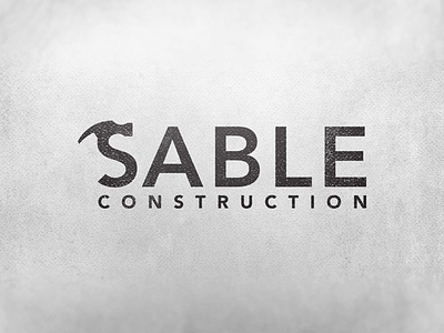 Sable Construction Logo Design construction logo construction logo design graphic design graphic designer hammer logo hammer logo design logo logo design logo designer