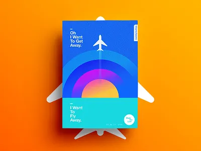 👁Made You Look👁 139 | Oh I Want To Get Away. 2017 color colour design freelance motivation poster postereveryday sexy type typography