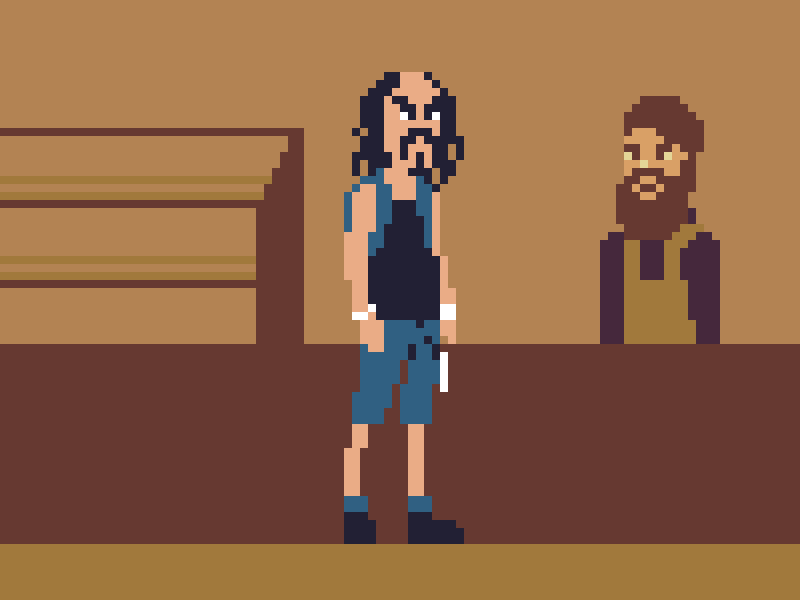 Sleeze animation barista dot picture pixel pixel art pixelart sleeze
