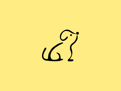 Minimal Dog animal cute design dog illustration line art minimal pet small tattoo