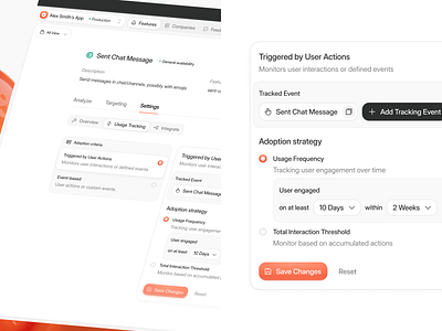 Packet Panel - Feature Management Dashboard / Settings bucket clean dashboard dashboard design design minimal minimalist mixpanel preference product saas saas design saas product settings software ui