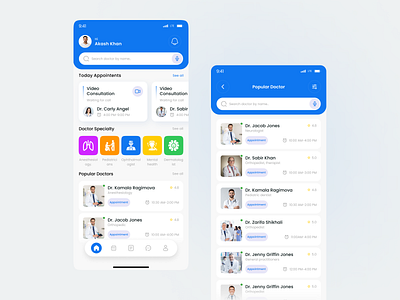 Doctor Booking Mobile App check up design doctor appointment app ios app design medical medical app mobile app online doctor booking ui uiux