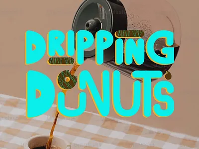 Dripping Donut Reel brand reel branding design donut food reel graphic design illustration logo packaging reel typography