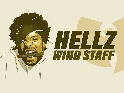 Wu-tang Forever illustration illustration method man webdesign website wu tang