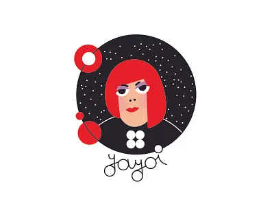yayoi art artist circles design dots pop tribute universe yayoi