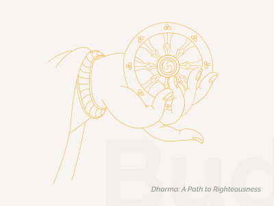 Buddha's Path buddha darsan illustration gautam buddha born in nepal path to righteousness