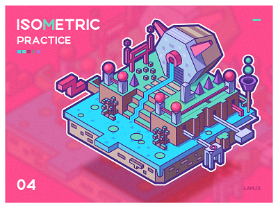 Isometric 04 illustrationi；ui；isometric