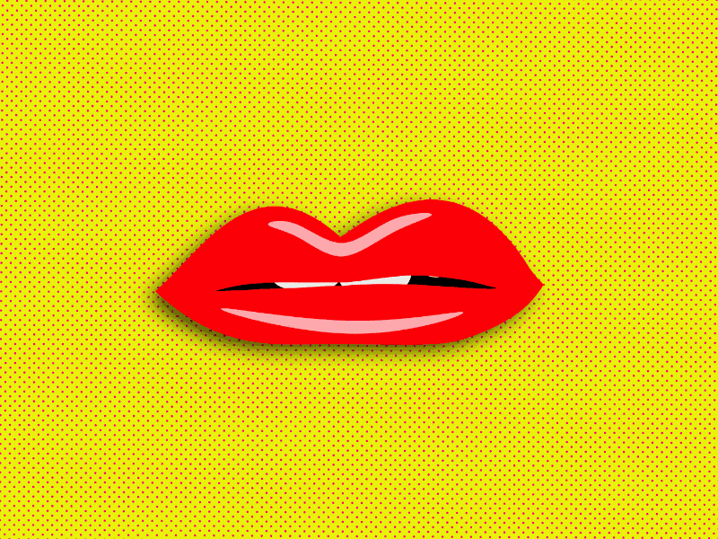 Sexy HotDog animation gif girl hotdog illustration lip sexy woman