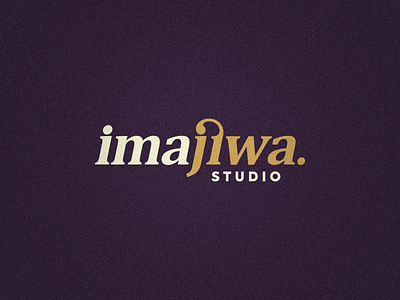 Imajiwa branding calligraphy classic custab graphic design lettering logo design typograpy vintage