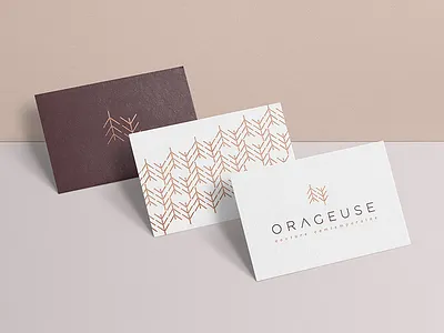 Orageuse — Brand Identity brand brand identity branding business card graphic design logo logotype print sewing stationery symbol visual identity