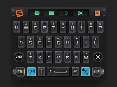 Keyboard Skin keyboard mechanics metal ps skin ui