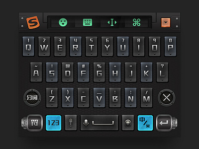 Keyboard Skin keyboard mechanics metal ps skin ui