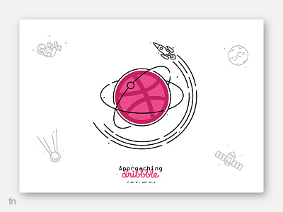 Approaching Dribbble first shoot illustrations