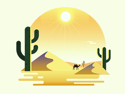 Desert illustration