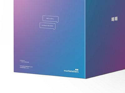 Marketellers Folder branding collateral colors digital folder marketing mock up office stationery