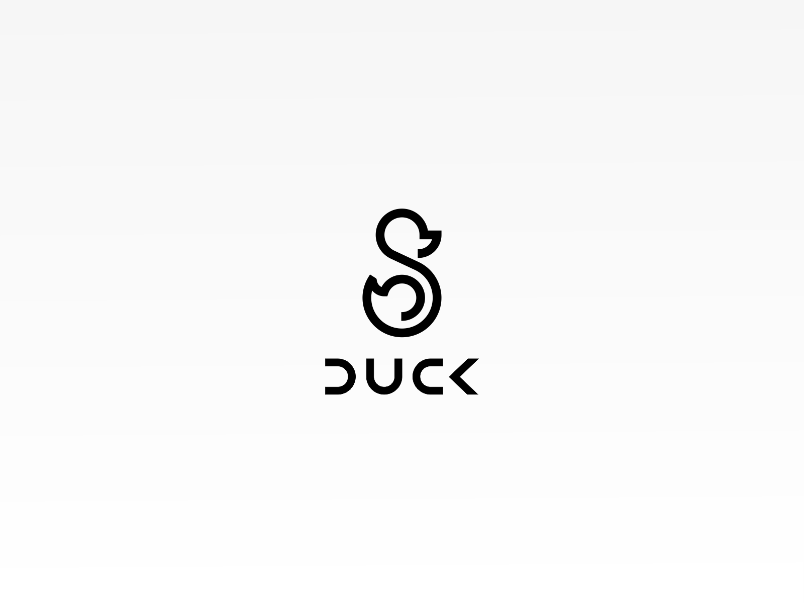 Duck accessories animal bath bathroom bird branding duck line logo minimal symbol water