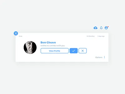 Dribble Daily UI 078 Pending Invitation dailyui design experience graphic interface responsive sketch uiux user vector web zeplin