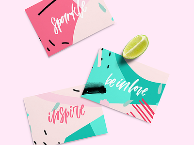 Bliss Thai brand identity banana beauty branding coco coconut color pop lettering pink style