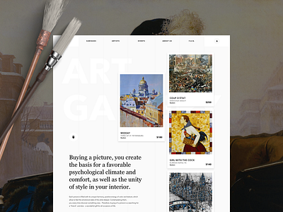 Canvases Store (Home page) clean design experience home invoice landing page surge user ux web website