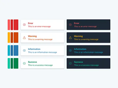 Notification colour system accessibility colours design system notification styleguide ui visual